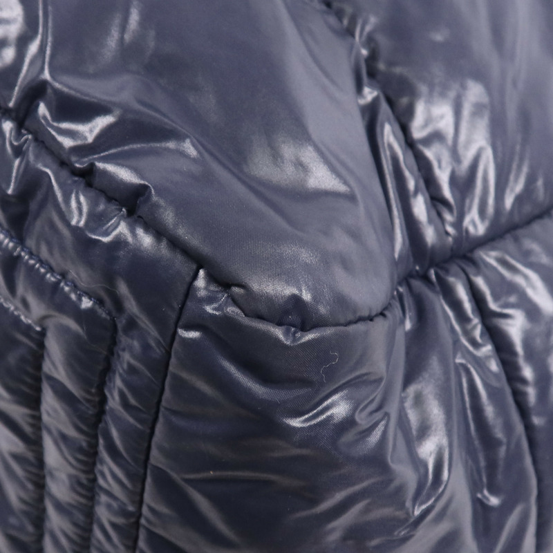 CHANEL 尼龍Coco Cocoon Hand Bag銀扣手挽袋-4