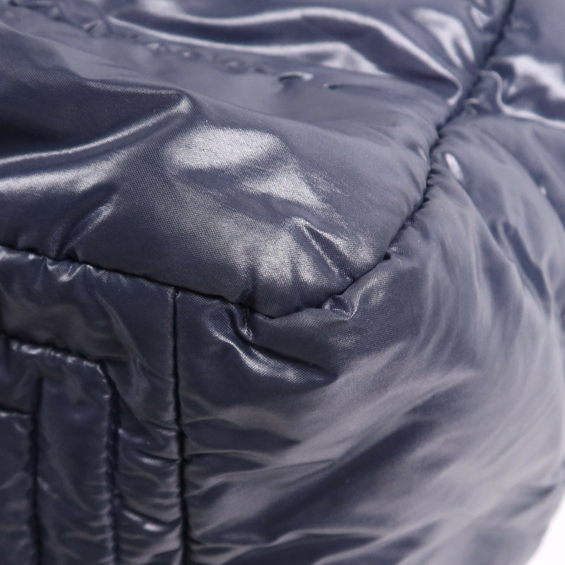 CHANEL 尼龍Coco Cocoon Hand Bag銀扣手挽袋-6