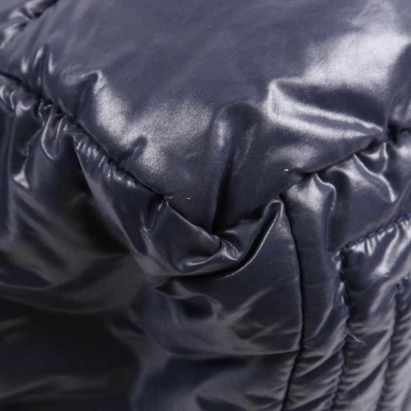 CHANEL 尼龍Coco Cocoon Hand Bag銀扣手挽袋-7