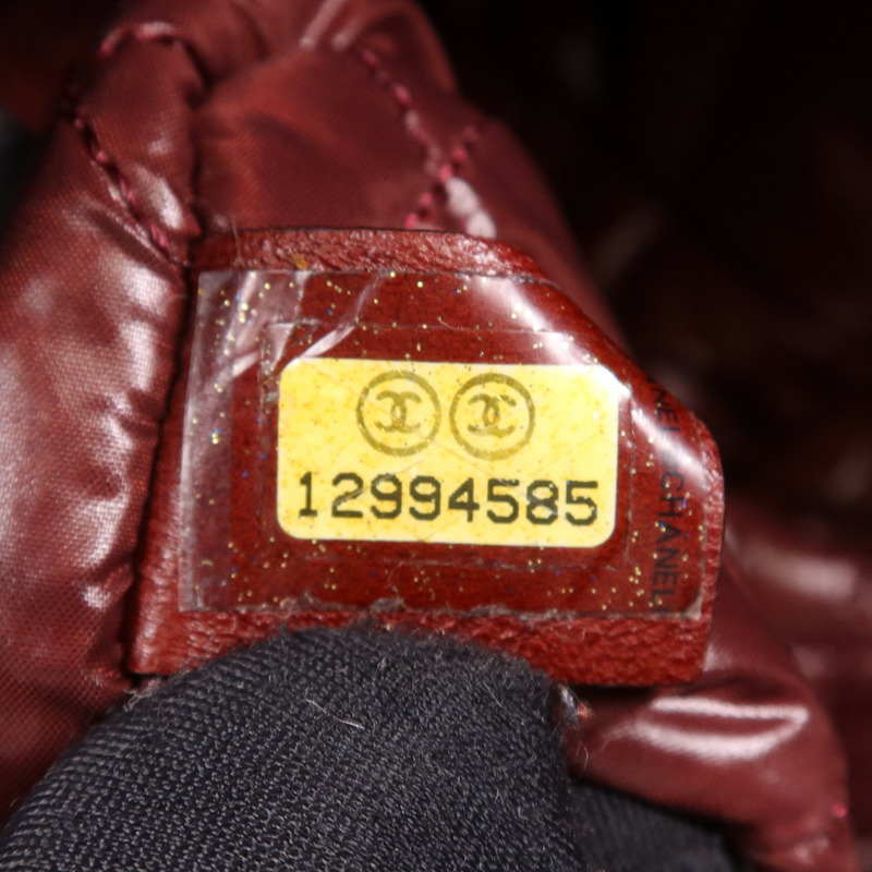 CHANEL 尼龍Coco Cocoon Hand Bag銀扣手挽袋-12