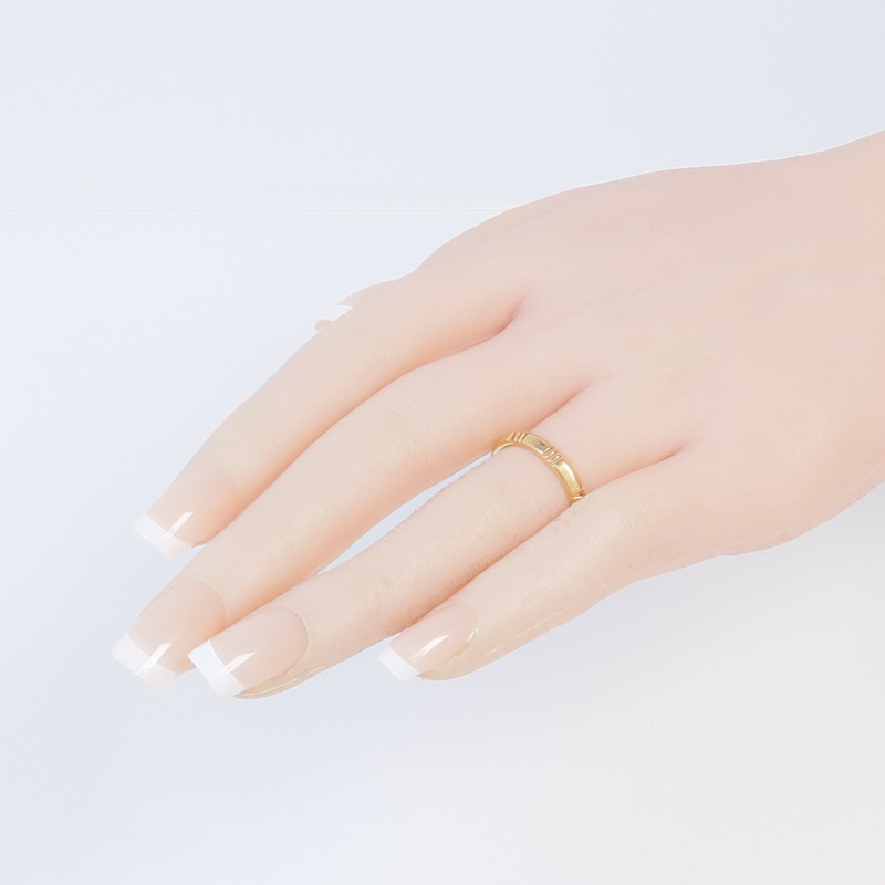 TIFFANY＆CO 18K玫瑰金Atlas X Closed Narrow戒指US#7-6