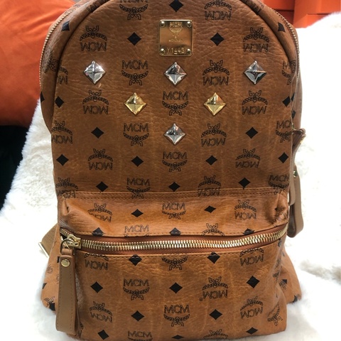 MCM 焦糖啡PVC背囊 XB866