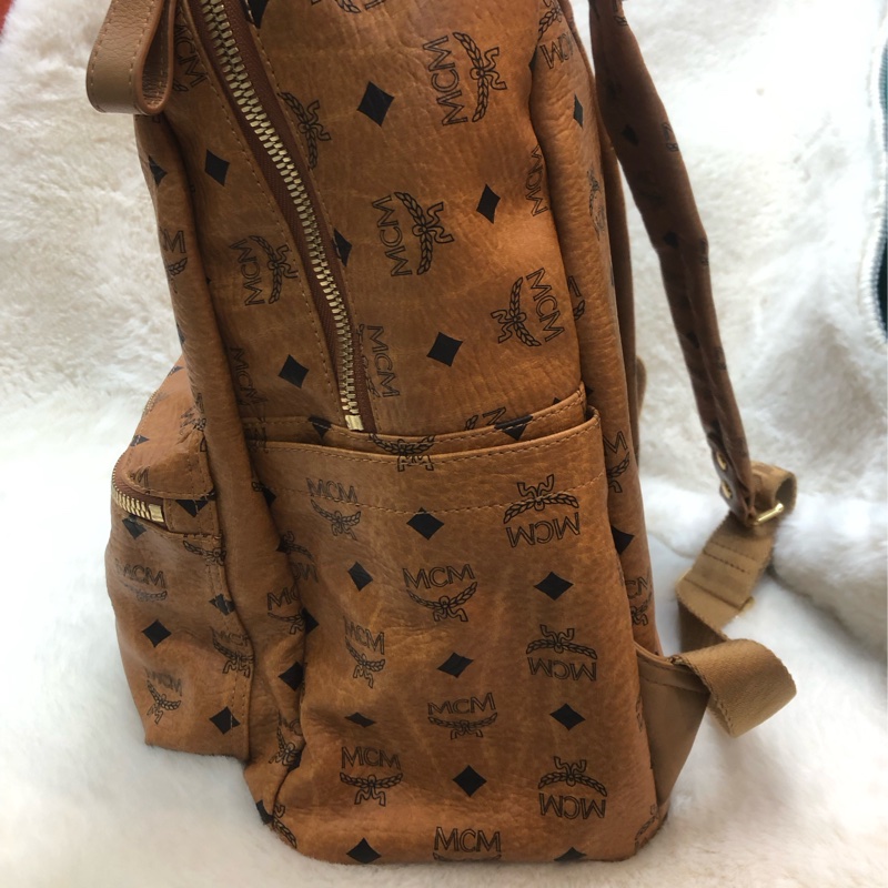 MCM 焦糖啡PVC背囊 XB866-3