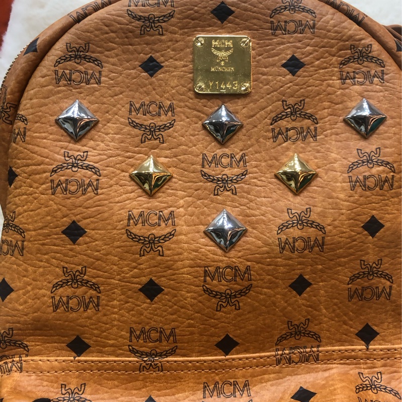 MCM 焦糖啡PVC背囊 XB866-5