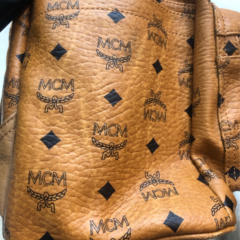 MCM 焦糖啡PVC背囊 XB866-10