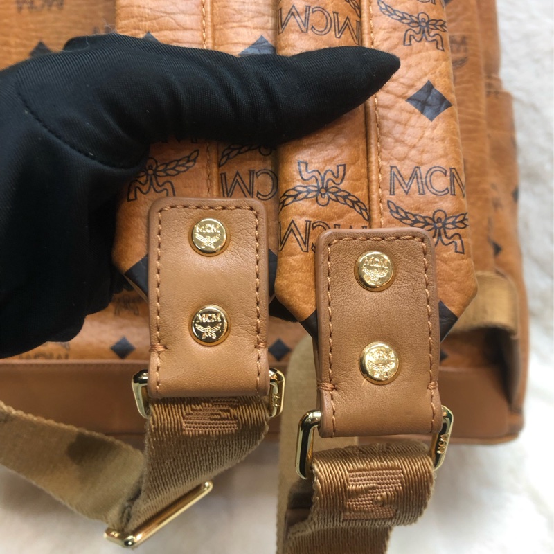 MCM 焦糖啡PVC背囊 XB866-17