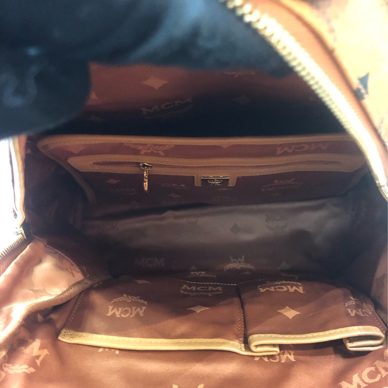 MCM 焦糖啡PVC背囊 XB866-19