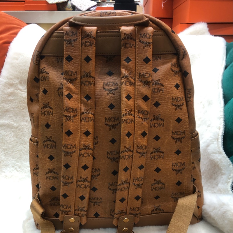 MCM 焦糖啡PVC背囊 XB866-8