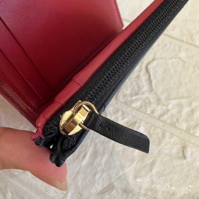 chanel黑色金釦19三折短夾  極美✨-16