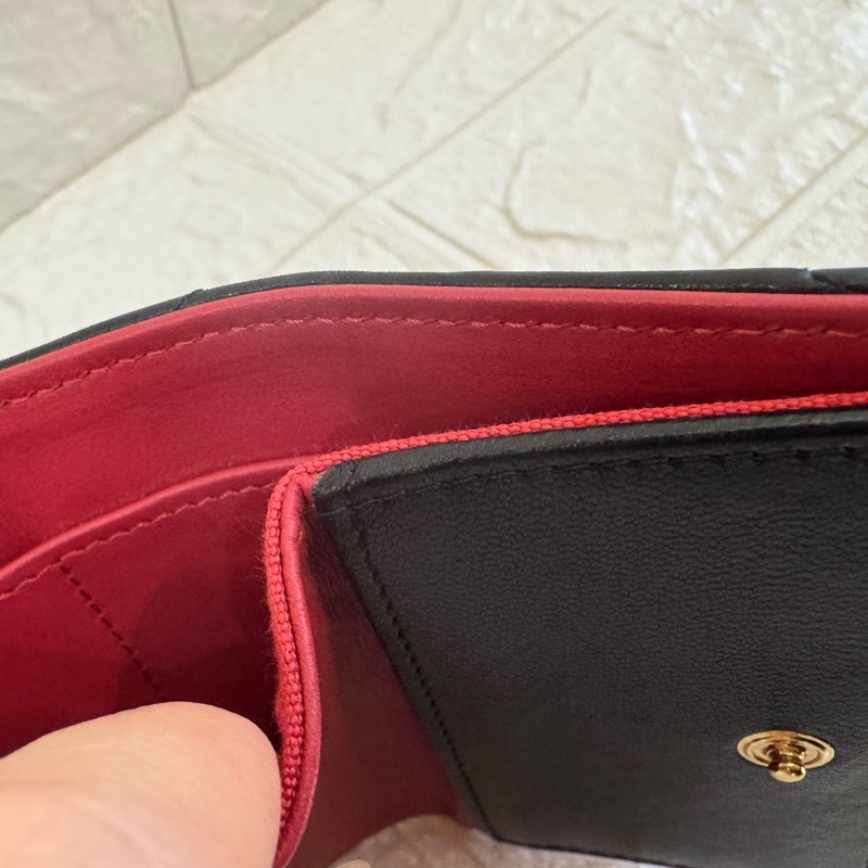 chanel黑色金釦19三折短夾  極美✨-27