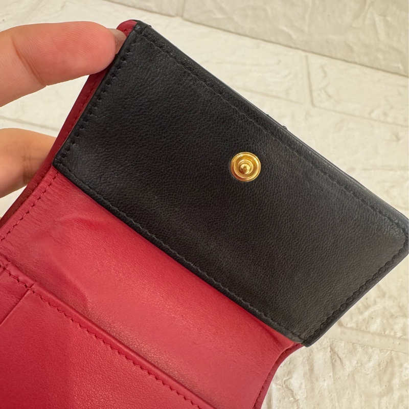 chanel黑色金釦19三折短夾  極美✨-30