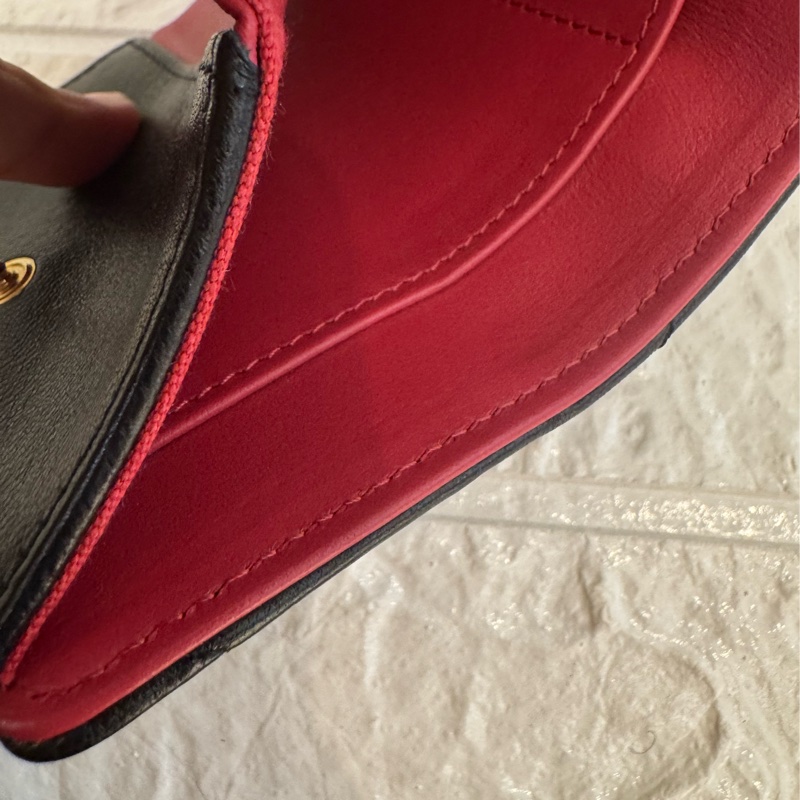 chanel黑色金釦19三折短夾  極美✨-32