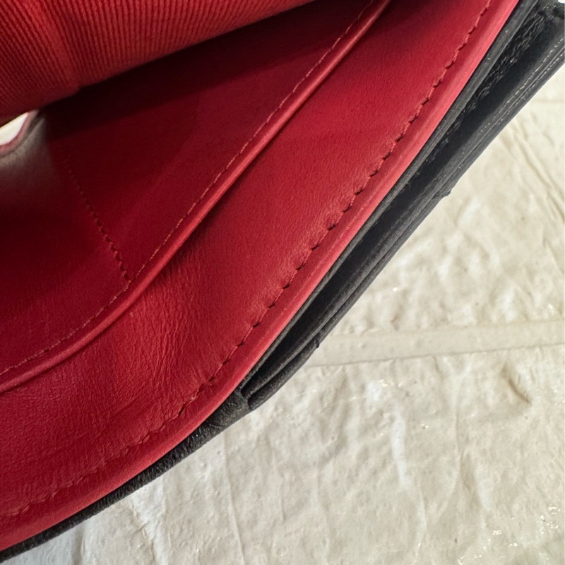 chanel黑色金釦19三折短夾  極美✨-35