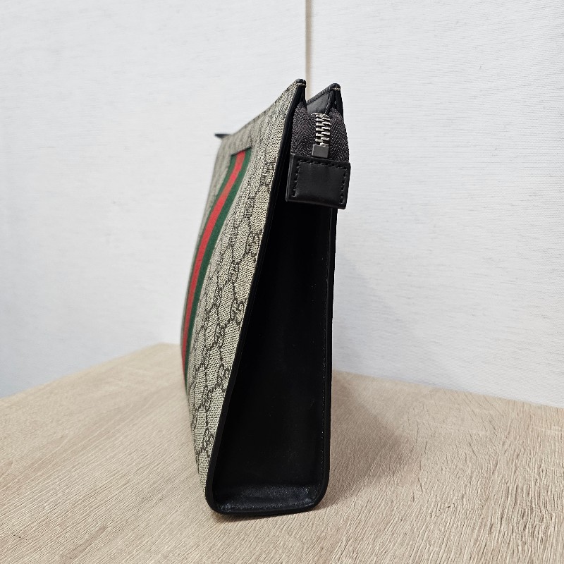 [超甜福利❣️甜價出] Gucci Ophidia綠紅綠拉鏈手拿包-1