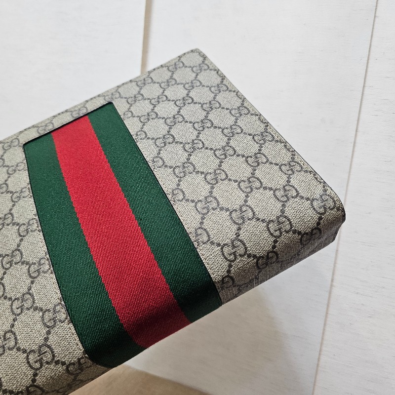 [超甜福利❣️甜價出] Gucci Ophidia綠紅綠拉鏈手拿包-4