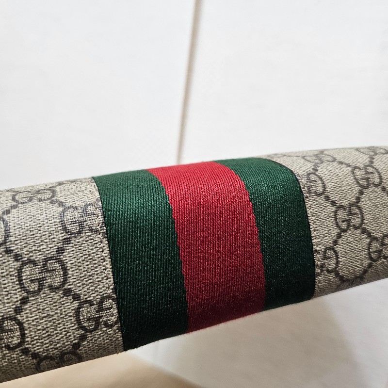 [超甜福利❣️甜價出] Gucci Ophidia綠紅綠拉鏈手拿包-8
