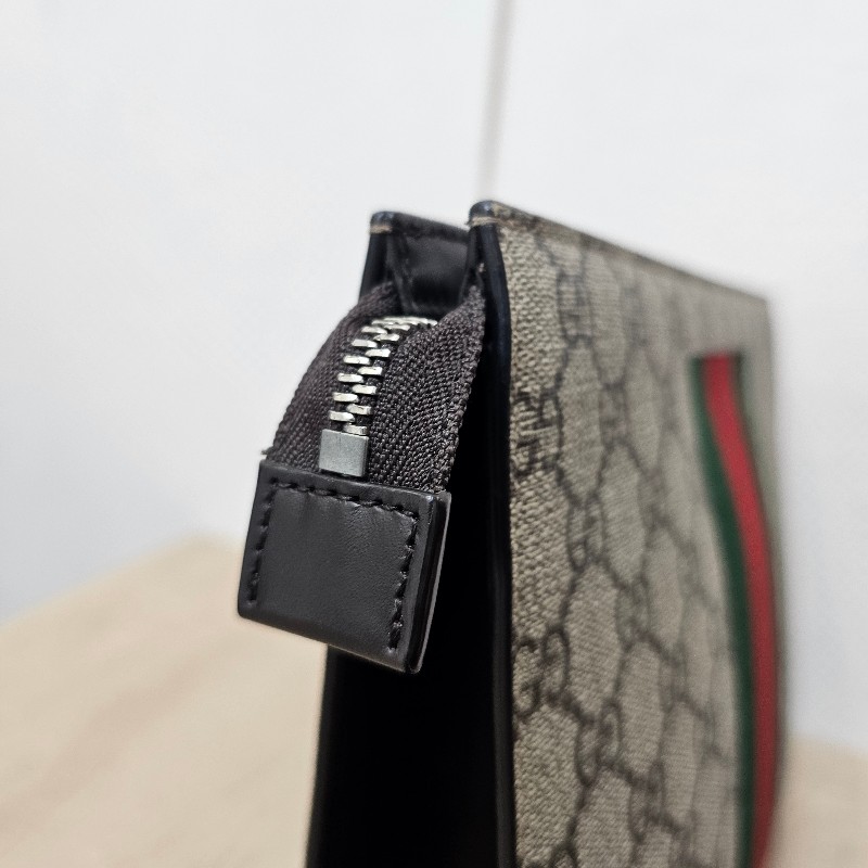 [超甜福利❣️甜價出] Gucci Ophidia綠紅綠拉鏈手拿包-9