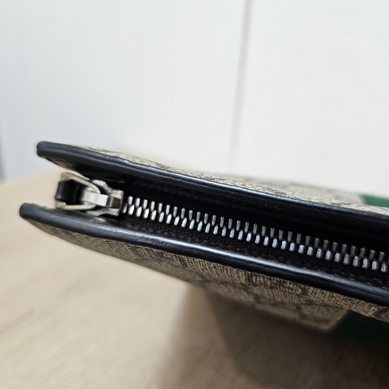 [超甜福利❣️甜價出] Gucci Ophidia綠紅綠拉鏈手拿包-12