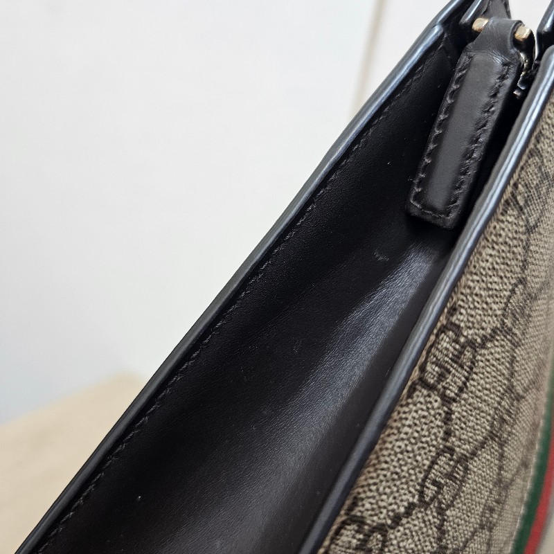 [超甜福利❣️甜價出] Gucci Ophidia綠紅綠拉鏈手拿包-19