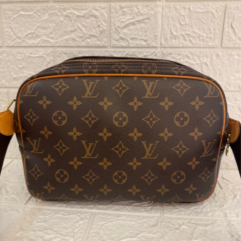 LV花紋雙層記者包  超讚容量空間大-2