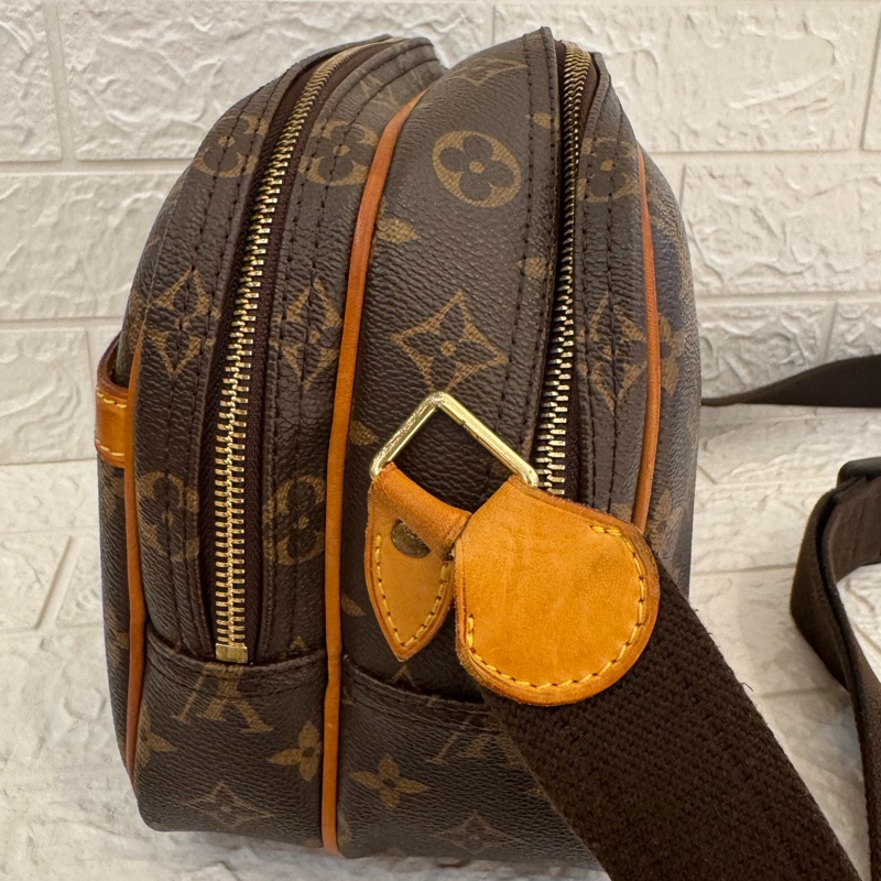 LV花紋雙層記者包  超讚容量空間大-4