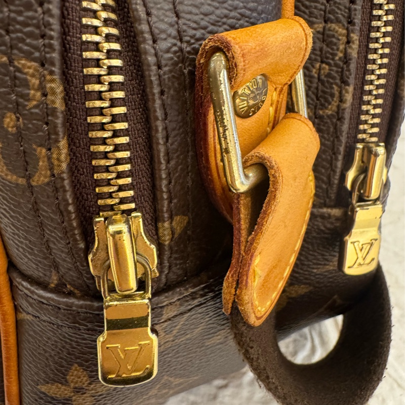 LV花紋雙層記者包  超讚容量空間大-15