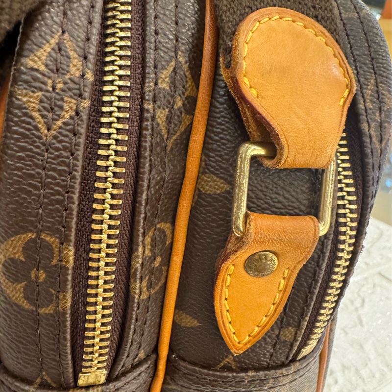 LV花紋雙層記者包  超讚容量空間大-25