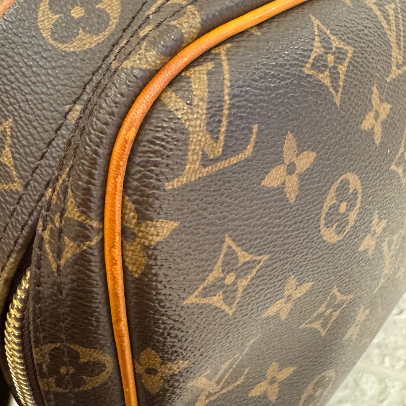 LV花紋雙層記者包  超讚容量空間大-29