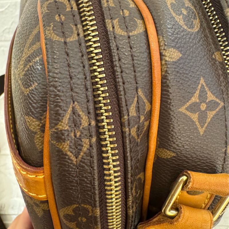 LV花紋雙層記者包  超讚容量空間大-32