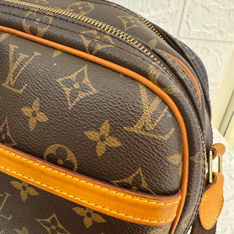 LV花紋雙層記者包  超讚容量空間大-33