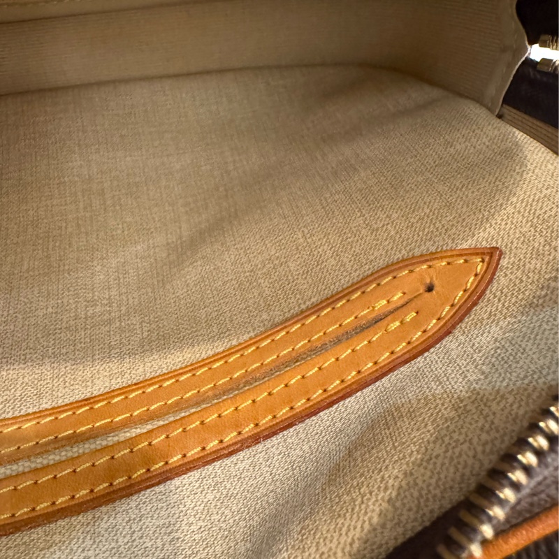 LV花紋雙層記者包  超讚容量空間大-40