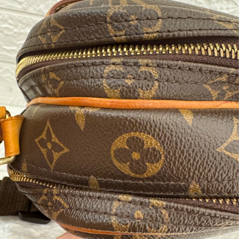 LV花紋雙層記者包  超讚容量空間大-45