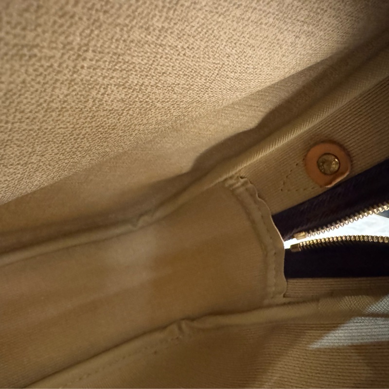 LV花紋雙層記者包  超讚容量空間大-51