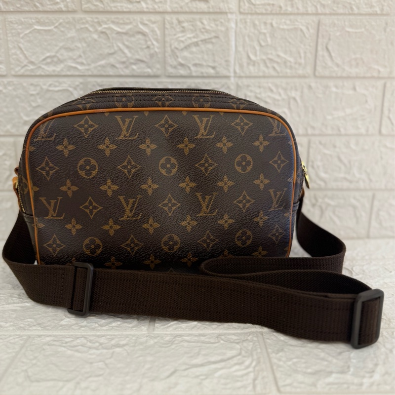 LV花紋雙層記者包  超讚容量空間大-52