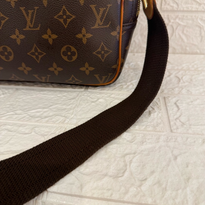 LV花紋雙層記者包  超讚容量空間大-61