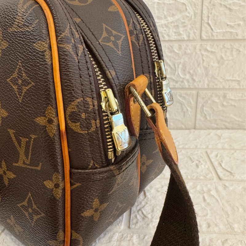 LV花紋雙層記者包  超讚容量空間大-62