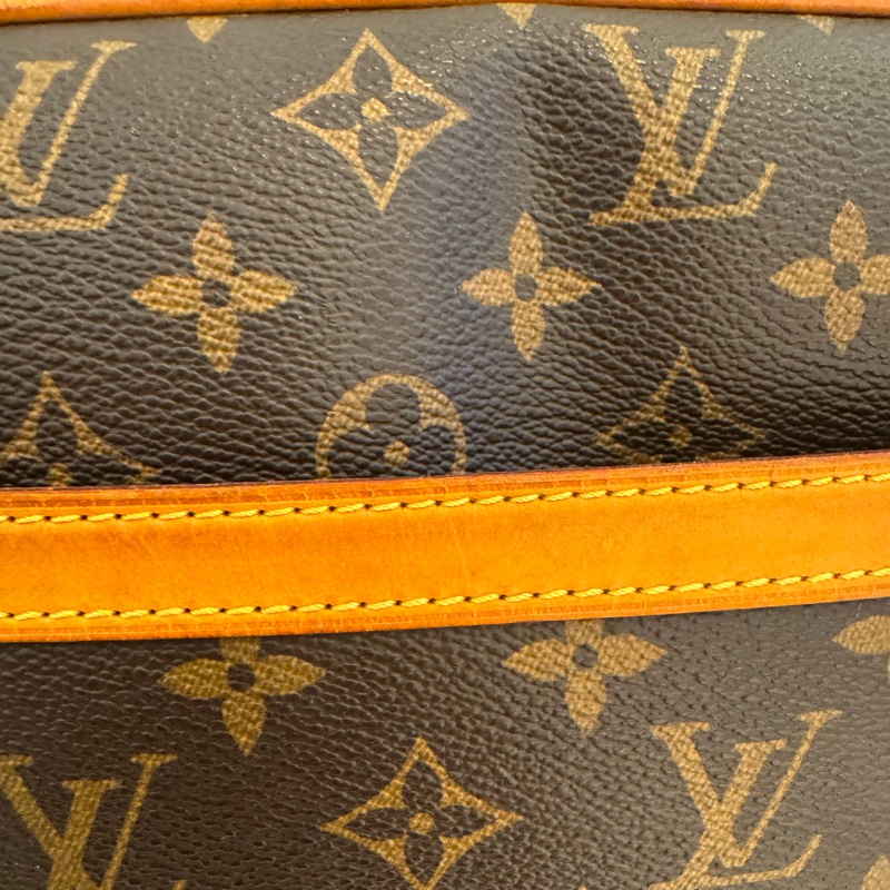 LV花紋雙層記者包  超讚容量空間大-67