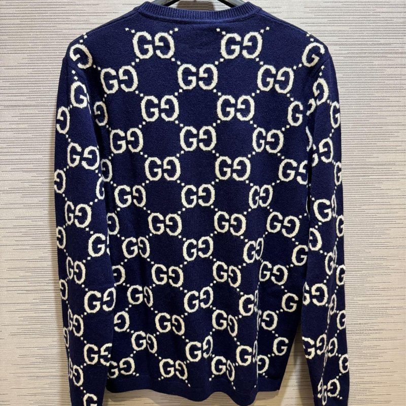 💎Han's house精品服飾💎GUCCI 滿版 GG 針織 羊毛 毛衣-1