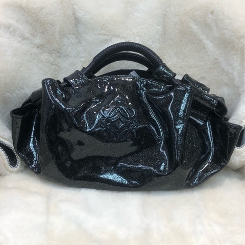 Loewe 水晶面手提餃子手提袋 XB780