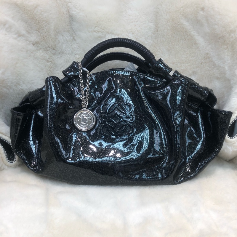 Loewe 水晶面手提餃子手提袋 XB780-1