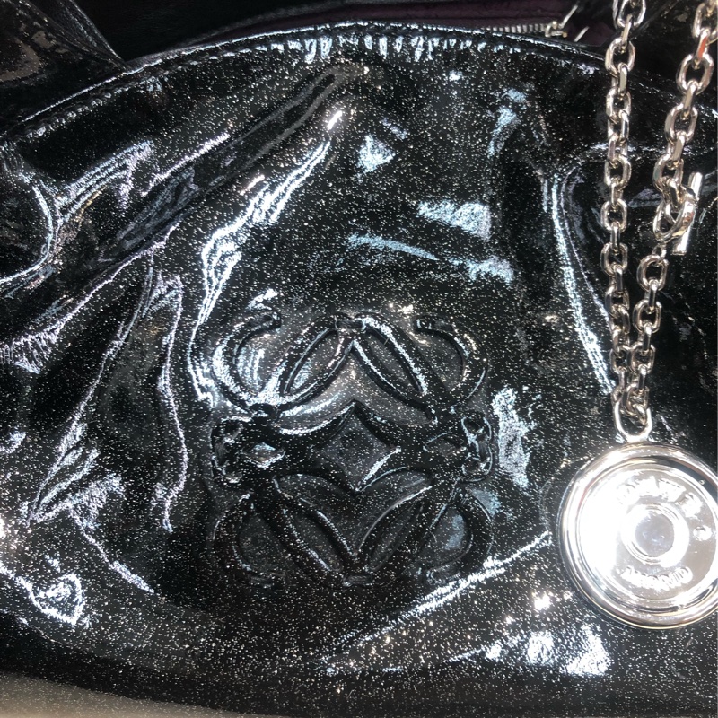 Loewe 水晶面手提餃子手提袋 XB780-9