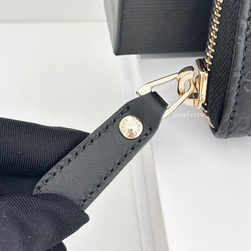 Gucci 經典 浮雕 拉鏈長夾-6