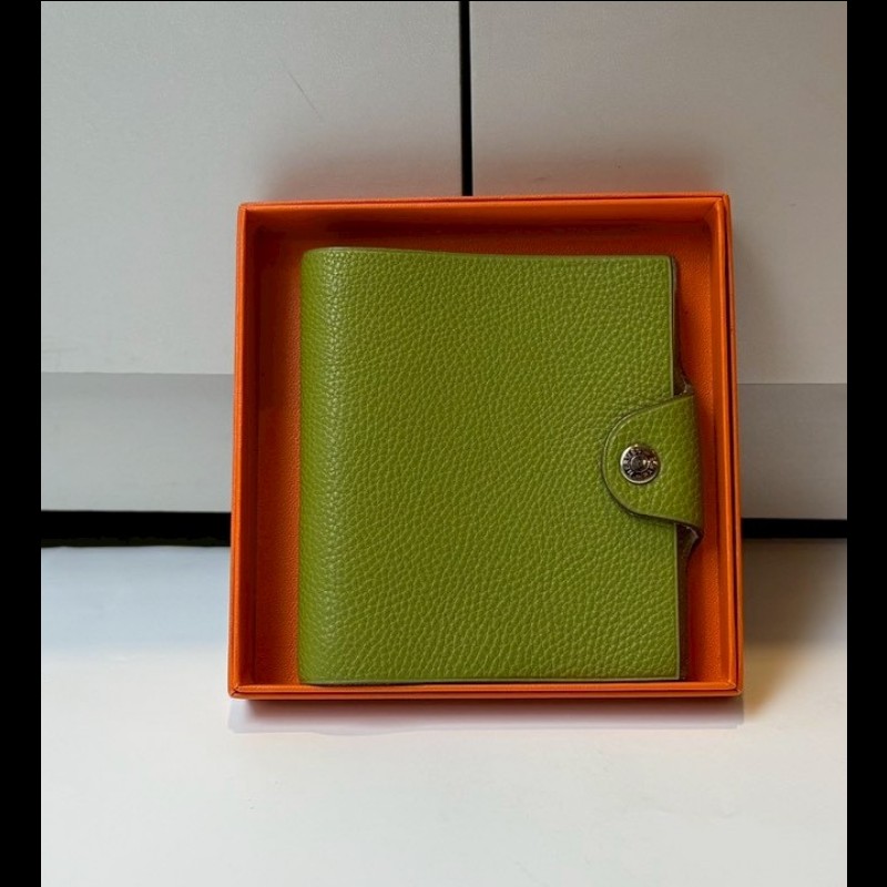 Hermes 綠皮活頁記事本-0