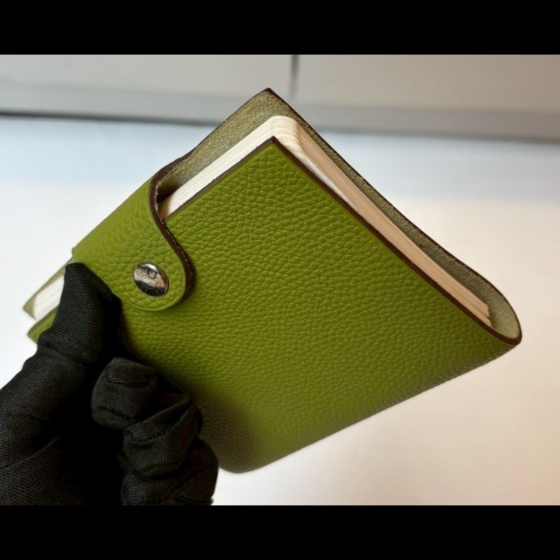 Hermes 綠皮活頁記事本-2