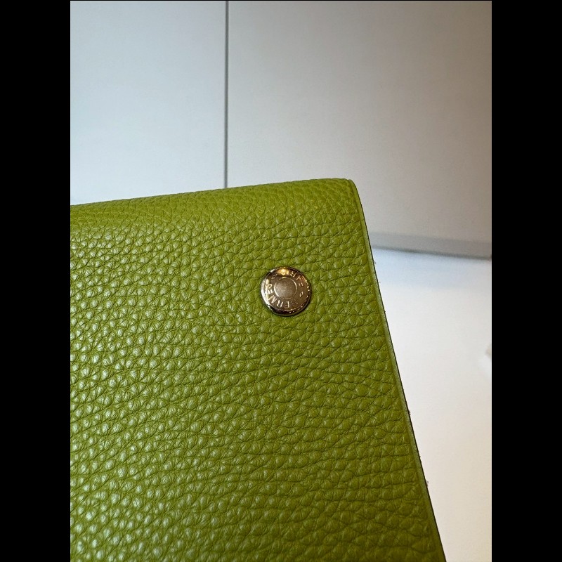 Hermes 綠皮活頁記事本-6