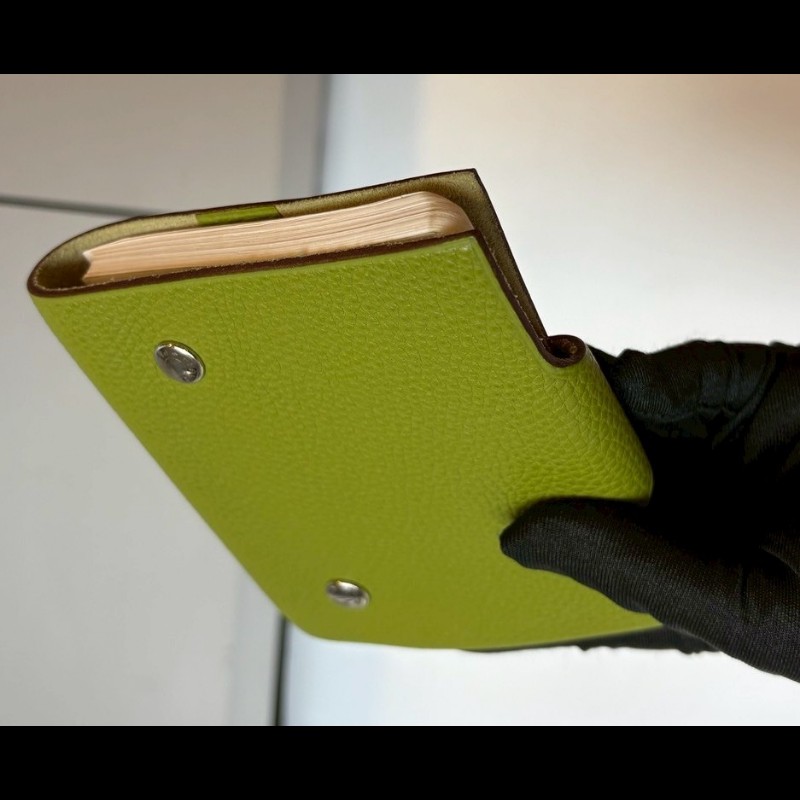 Hermes 綠皮活頁記事本-8