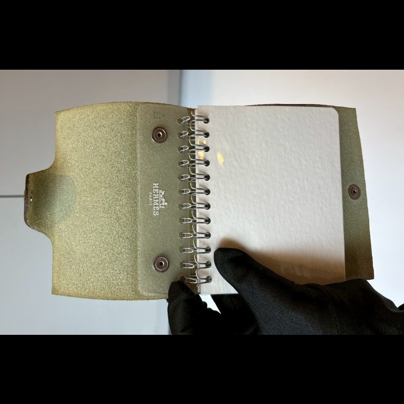 Hermes 綠皮活頁記事本-15