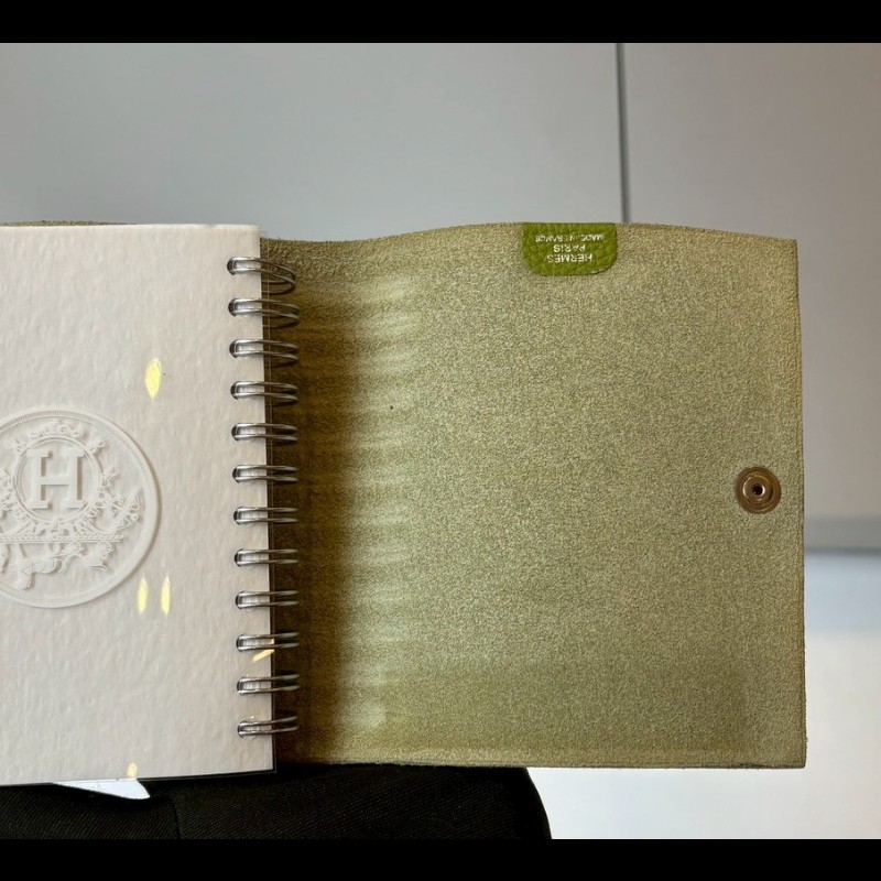 Hermes 綠皮活頁記事本-16