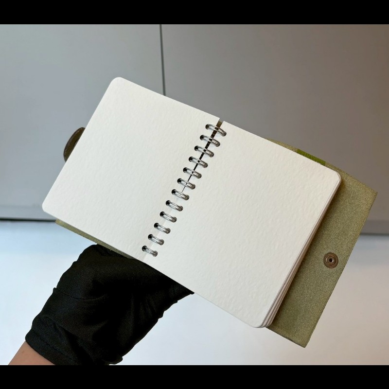 Hermes 綠皮活頁記事本-20