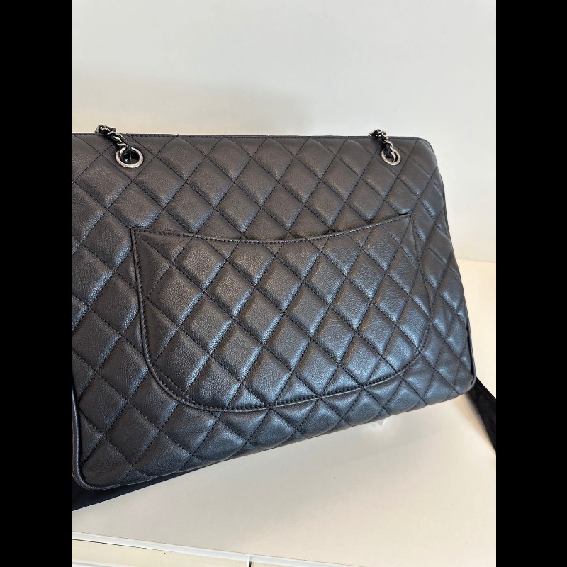 Chanel tote 小牛皮黑色-3